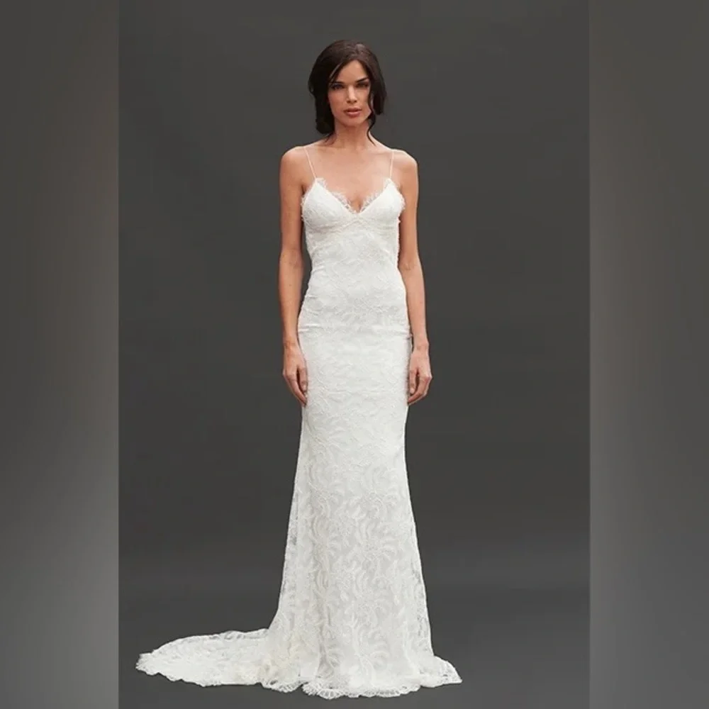 Katie May White Lace Wedding Dress - Picture 7 of 16